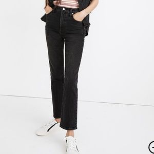 Madewell slim demi-boot jeans in barnsbury wash